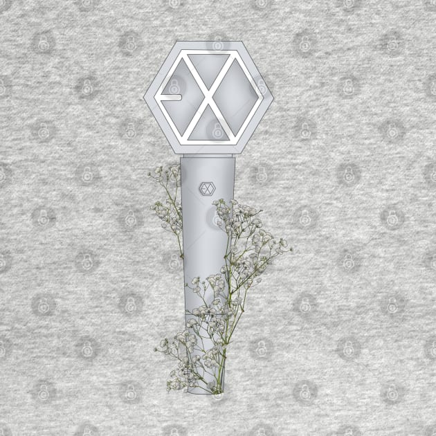 EXO Floral Lightstick kpop by RetroAttic